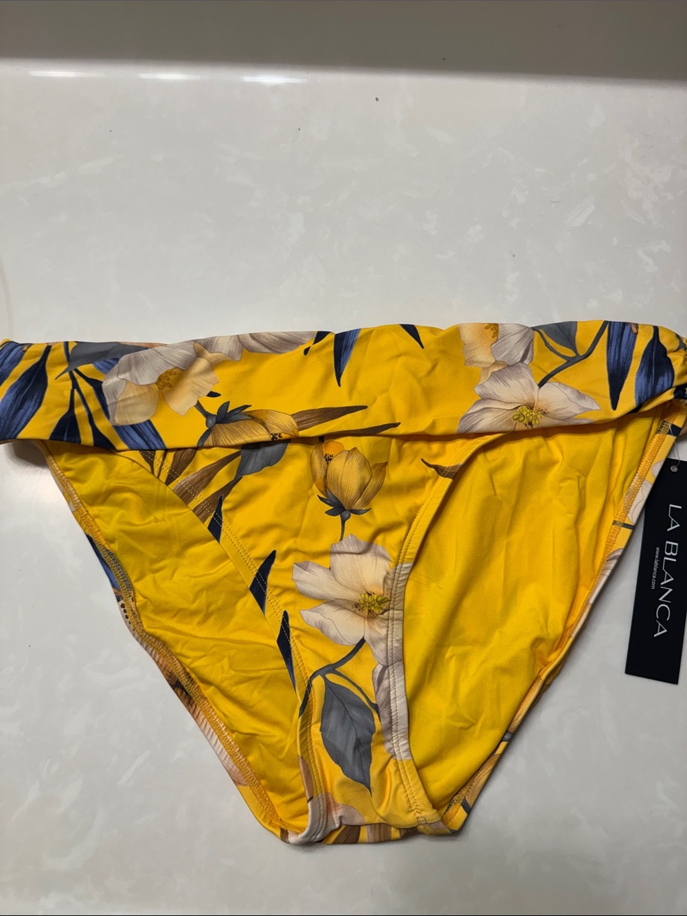 La Blanca swim bottoms.